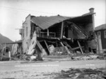 General store of H J Hodgson & Co, damaged by the 1929 Murchison earthquake