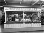 Advertising stand of Aulsebrook & Co at the New Zealand International Exhibition in Christchurch