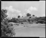 Tutukaka Beach and accommodation house, Whangarei district - Photograph taken by Edward Percival Christensen