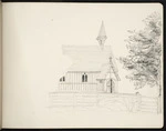 Medley, Edward Shuttleworth, 1838-1910 :[Wooden church. 1850s]