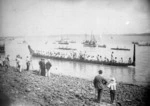 Photographer unknown :[Canoe of Paora Tuhaere, Orakei, Auckland Harbour.ca 1890]