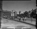 Cathedral Square, Christchurch - Photograph taken by E Woollett