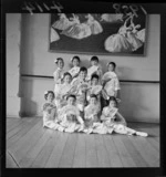 Girls in Chinese costume, at Miss D Daniels dancing school