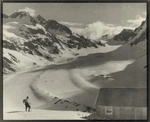 Snow-covered valley in the Southern Alps