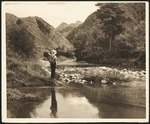 Looking up the Wangapeka River, Tasman District