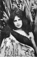 [Postcard]. A Maori maid, Rotorua, N.Z. / Published by Iles, Rotorua. [ca 1902-1910].