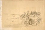 Artist unknown :View from door step, Taurarua. [Between 1882 and 1886?]
