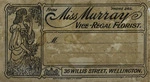 [Murray, Florence, fl 1906-1942] :From Miss Murray, Vice-Regal Florist. 36 Willis Street, Wellington. By special appointment. Whitcombe & Tombs Ltd 19930. [ca 1910].