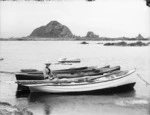 Amy Elizabeth Wright sitting in a boat at Island Bay