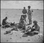 Control point during NZEF manoeuvres in the Western Desert
