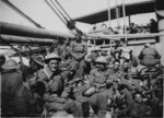 2nd NZEF 26 Battalion, on board the Thurland Castle between Crete & Alexandria