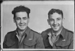 Brothers A J and S R Halkett return to Canterbury from World War II