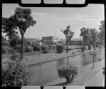 Otepuni Gardens, Invercargill including Council Chambers building in the background