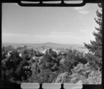 View of Rangitoto from top of Mount Eden, Auckland