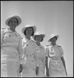 Group of nursing sisters at 3 NZ General Hospital, Beirut, Lebanon - Photograph taken by M D Elias