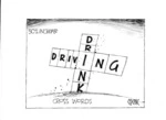 50% increase - drink driving - cross words. 25 May 2009