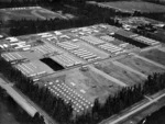 Aerial view of Burnham Military Camp, Canterbury