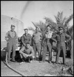 NZ Water Issue Section in Tripolitania, Libya, World War II - Photograph taken by H Paton