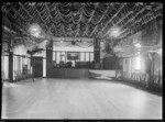 Inside the Petone railway workshop social hall