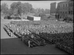 Empire Day service at Kasr el Nil Barracks, Cairo, Egypt - Photograph taken by M D Elias