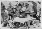 New Zealand soldiers from 4th Field Regment, Medinine, Tunisia - Photograph taken by Sergeant H R Joll