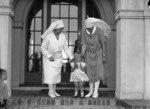 Nurses and young girl, Karitane Hospital, Melrose, Wellington