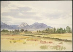 Barraud, William Francis 1850-1926 :Kaikoura from West End. Feb[ruar]y 1 [18]96