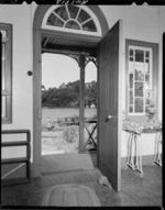 Front doorway, Kemp home, Kerikeri - Photograph taken by T Ransfield