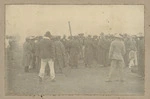 Maori civilians laying down arms