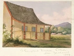 [Gold, Charles Emilius] 1809-1871 :Thompson's warree Otaki, New Zealand 1849