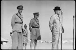 High Commissioner William Joseph Jordan inspecting parade at Maadi Base Camp