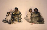 Angas, George French 1822-1886 :To Ngaporutu, and his wife Rihe, at Wakatumutu. Ngawhea of Te Mahoa, a chief of the Ngatimaniapoto tribe, and Nga Miho, wife of Rangituataea. / George French Angas delt & lithog. Plate 37, 1847.