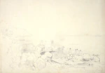 [Angas, George French] 1822-1886 :Natural hot bath Taupo Lake - Oct 25th 1844