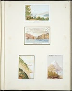 Archibald Dudingston Willis (Firm) :Lake Roturoa, N.Z. Lyttelton Heads, N.Z. Paikakariki (Wellington). Mitre Peak, Milford Sound, N.Z. [ca 1885]
