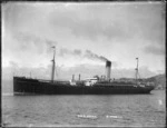 The ship Arawa, Wellington Harbour