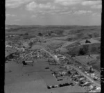 Hikurangi township, Northland, showing houses and hills