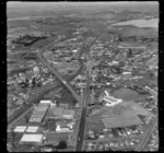 Penrose, Auckland, with Penrose High School on the right