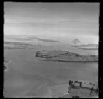 Tauranga Harbour inlet, Bay of Plenty, with Mount Maunganui in the background