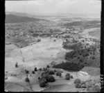 Whangarei, Northland, looking south over Mt Denby Golf Links (now Denby Reserve) foreground and to Kensington Racecourse (now Kensington Park)