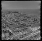 Gisborne, Poverty Bay, showing housing and looking out towards the Harbour