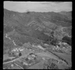 Coromandel township, housing on Rings Road with the Whangapoua Road State Highway 25, Thames-Coromandel District