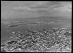 Auckland City and Harbour, including Rangitoto Island in the background