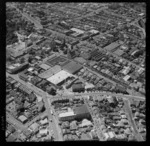 Mt Eden Reservoir, Auckland, includes housing, streets, industrial areas and sports grounds