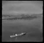 Whangarei Harbour showing tanker