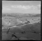 Waiotira, RA Snell property, Northland, includes buildings, roads and farmland