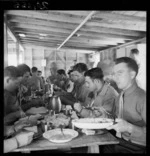 United States Marines at lunch, Anderson Park, Thorndon, Wellington