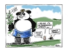 Hubbard, James, 1949- :"I thought it was an endangered species..." "Chinese pandas?" "Prime land.." 21 April 2012