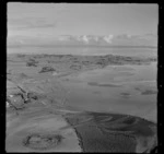 Drainage ponds by Manukau Inlet, Mangere, Auckland