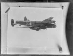 An Avro Lancaster aeroplane in flight