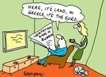 Bromhead, Peter, 1933-:'Liquefaction risks in Blenheim' - "Here it's land, in Greece it's the euro..." 29 May 2012